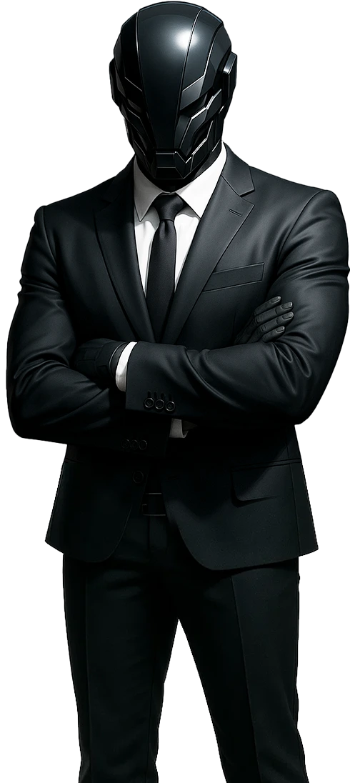 A futuristic robot assistant